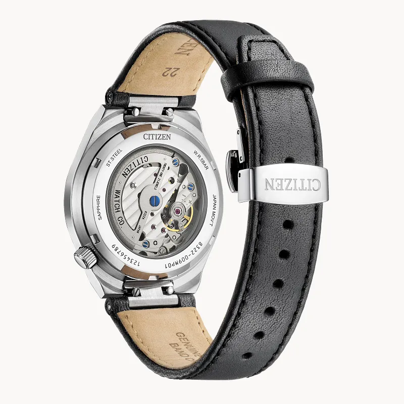 TSUYOSA Small Second Gray Dial Leather Strap NK5010-01H TSUYOSA Small Second Gray Dial Leather Strap NK5010-01H